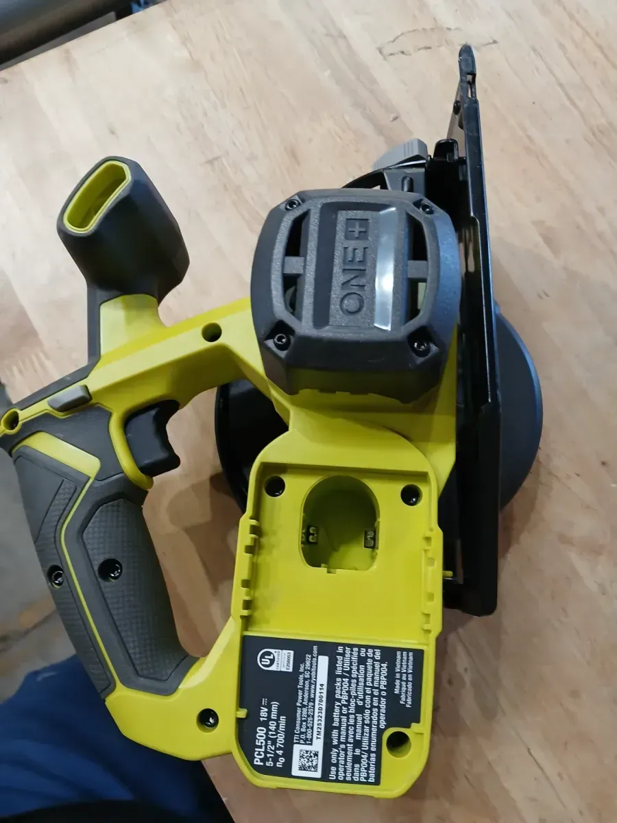 ***Non-functional***ONE+ 18V Cordless 5 1/2 in. Circular Saw (Tool Only) - image 2