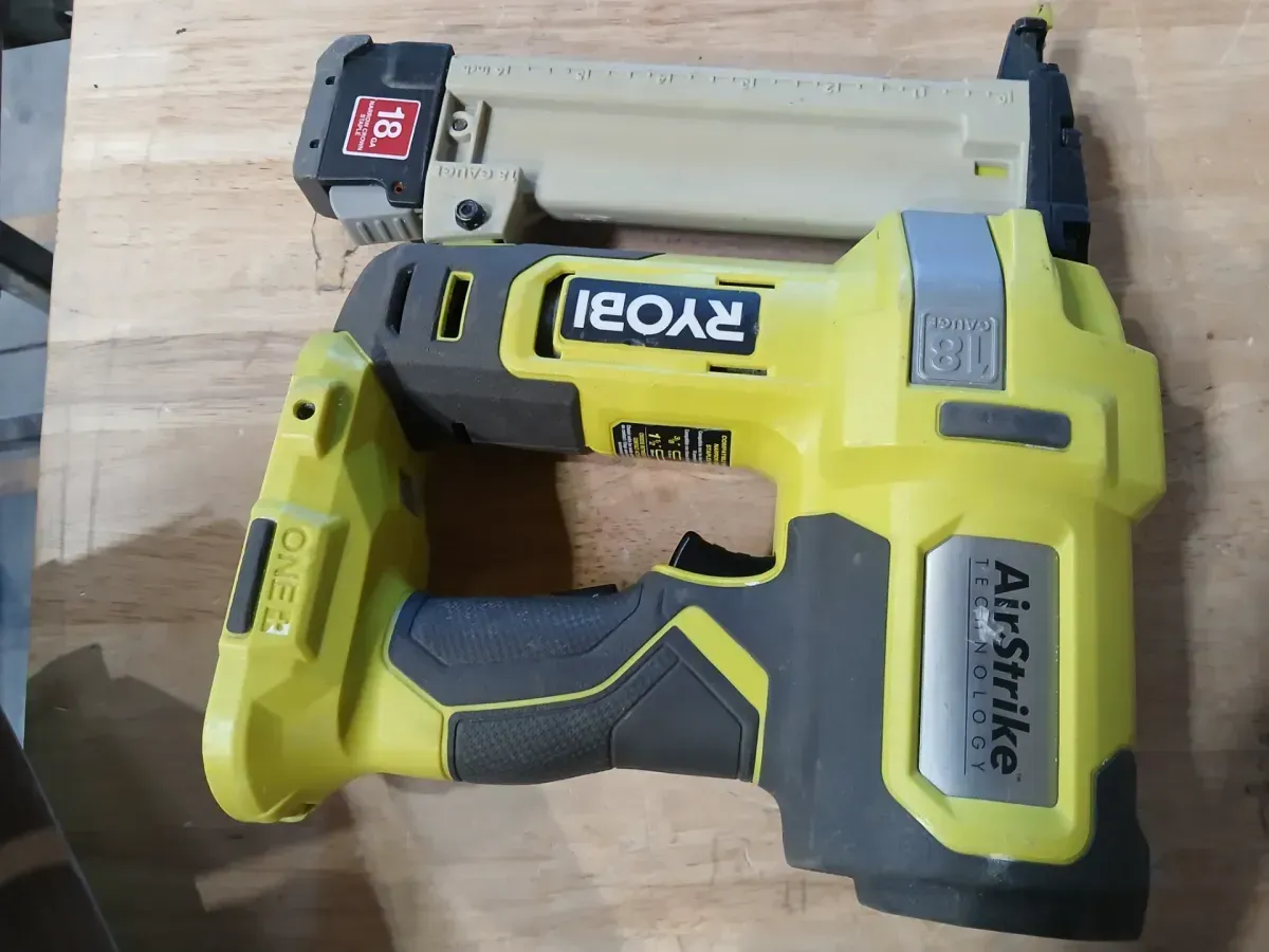 ***Non-functional***ONE+ 18V 18-Gauge Cordless AirStrike Narrow Crown Stapler (Tool Only) - image 5