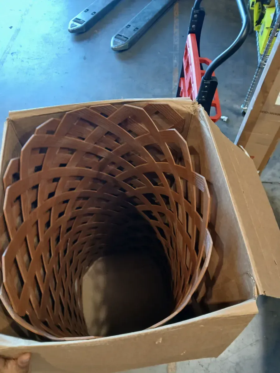 4 ft. x 8 ft. California Redwood Classic Diamond Vinyl Lattice Panel - image 3