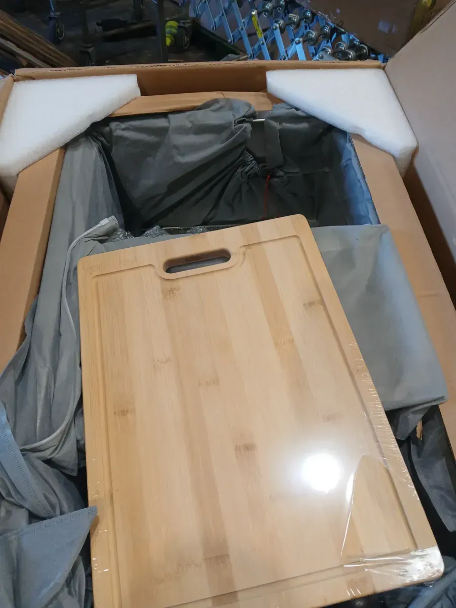 Professional Zero Radius 30 in Undermount Single Bowl 16 Gauge Stainless Steel Workstation Kitchen Sink with Accessories - image 3