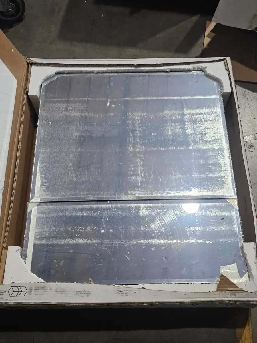 30 in. W x 26 in. H BeveledTwo-Door Recessed or Surface Mount Medicine Cabinet with Mirror Interior - image 2