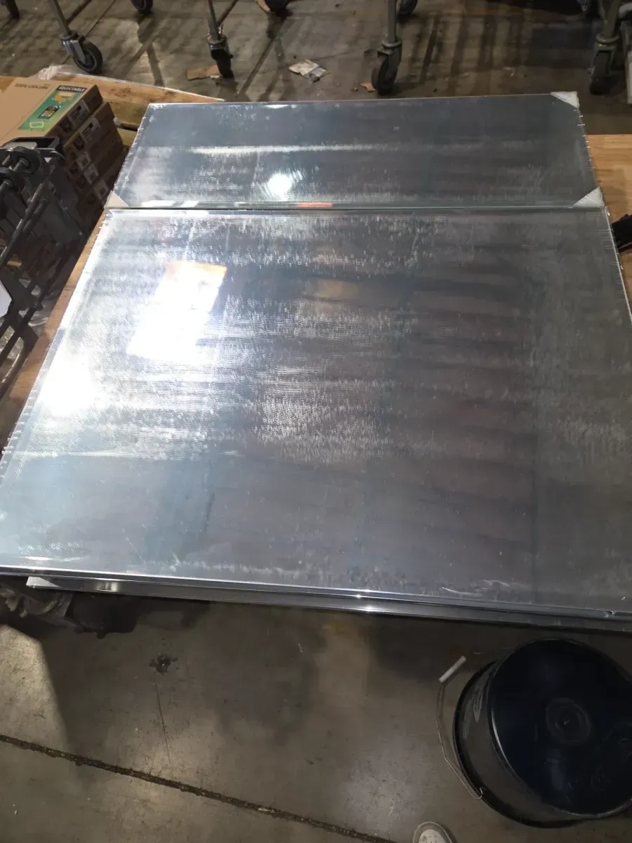 30 in. W x 26 in. H BeveledTwo-Door Recessed or Surface Mount Medicine Cabinet with Mirror Interior - image 3