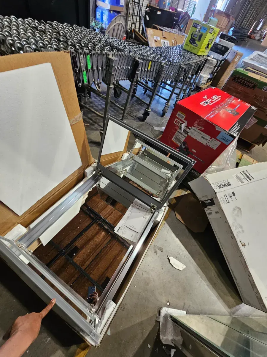 30 in. W x 26 in. H BeveledTwo-Door Recessed or Surface Mount Medicine Cabinet with Mirror Interior - image 3