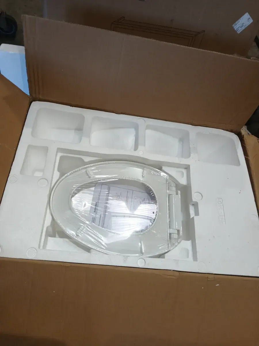 19 in. 2-Piece 1.0/1.6 GPF Rear-Outlet Dual Flush Round High Toilet in White (Seat Included) - image 3