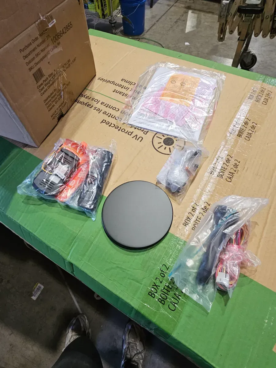 Tager 60 in. Smart Indoor/Outdoor Matte Black with Matte Black Blades Ceiling Fan with Remote Powered by Hubspace - image 4