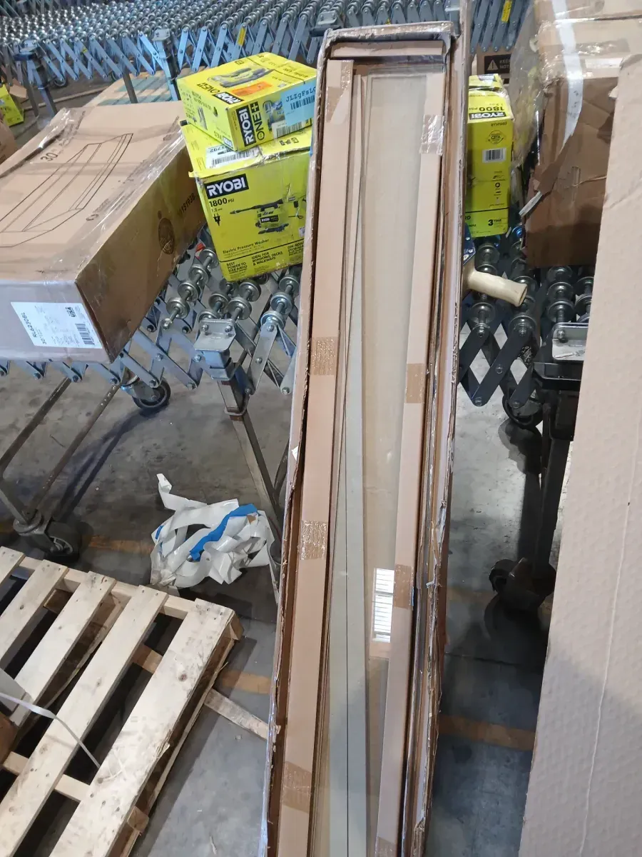 Illume 31 in. W x 78 in. H Wall Hinged Frameless Shower Door in Chrome Finish with Clear Glass - image 2