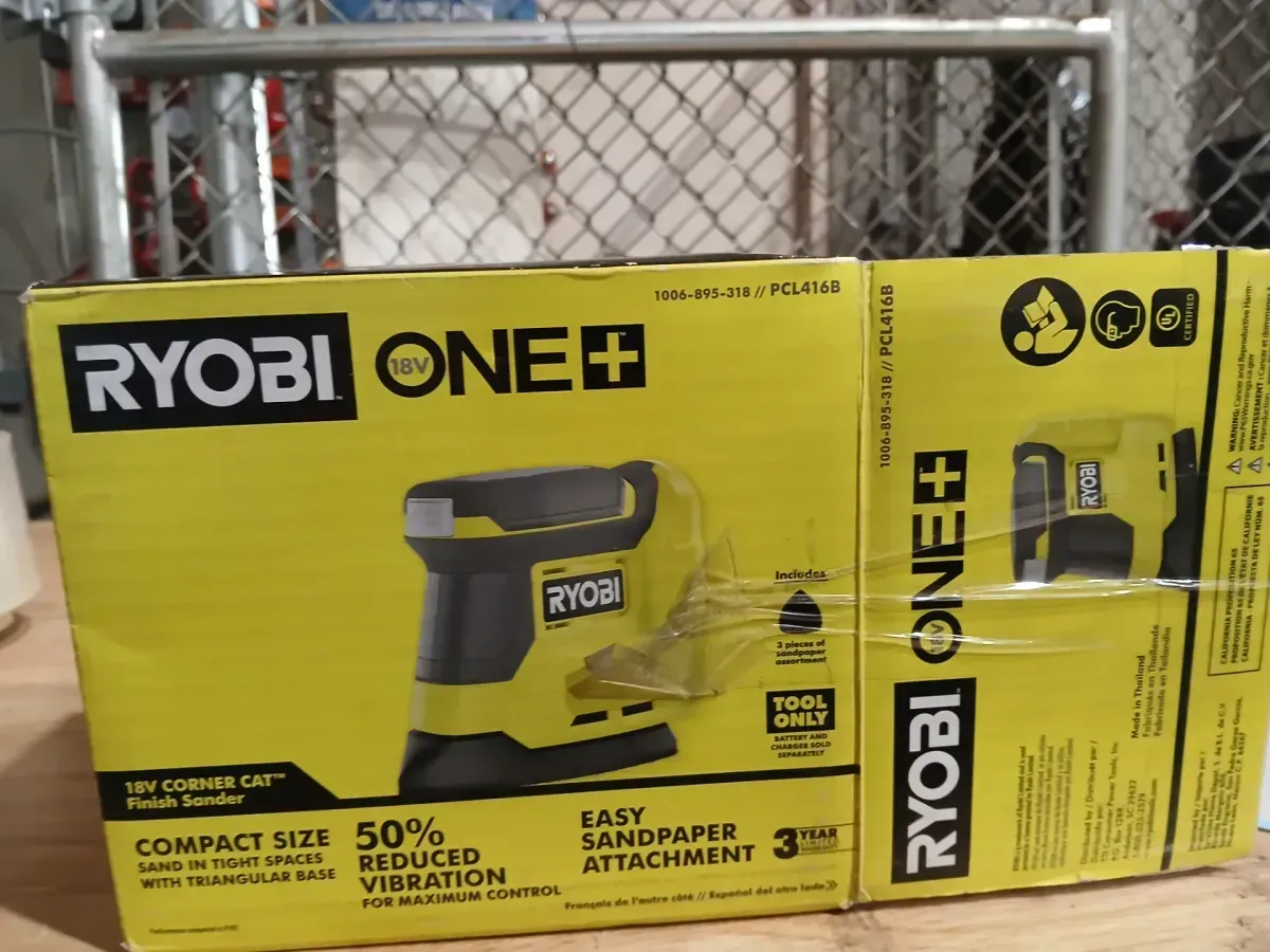 ***Non-functional***ONE+ 18V Cordless Corner Cat Finish Sander (Tool Only) - image 3