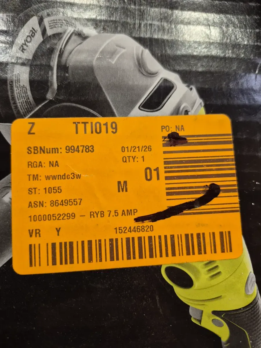 **NON FUNCTIONAL** 7.5 Amp 4-1/2 in. Corded Angle Grinder with Rotating Rear Handle - image 3