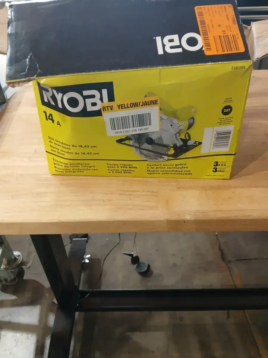 **NON FUNCTIONAL**14 Amp 7-1/4 in. Circular Saw with Laser - image 2