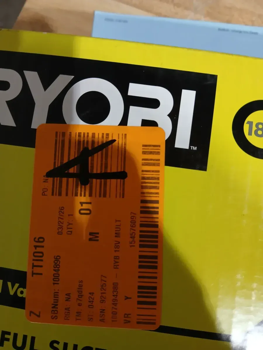 ***Non-functional***ONE+ 18V Cordless Stick Vacuum Cleaner Kit w/ 4.0 Ah Battery, Charger, & ONE+ 18V Cordless Multi-Surface Handheld Vacuum - image 2