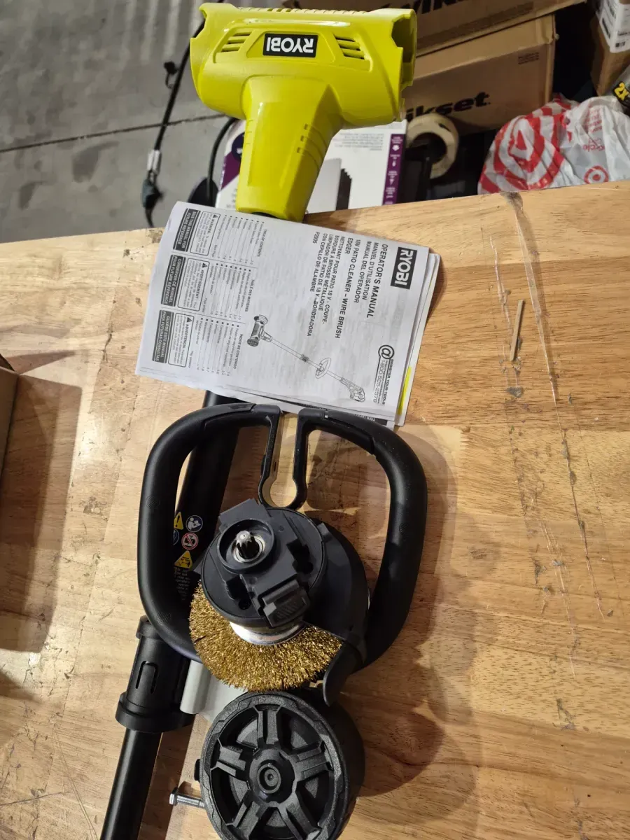 ONE+ 18V Patio Cleaner with Wire Brush Edger (Tool Only) - image 3