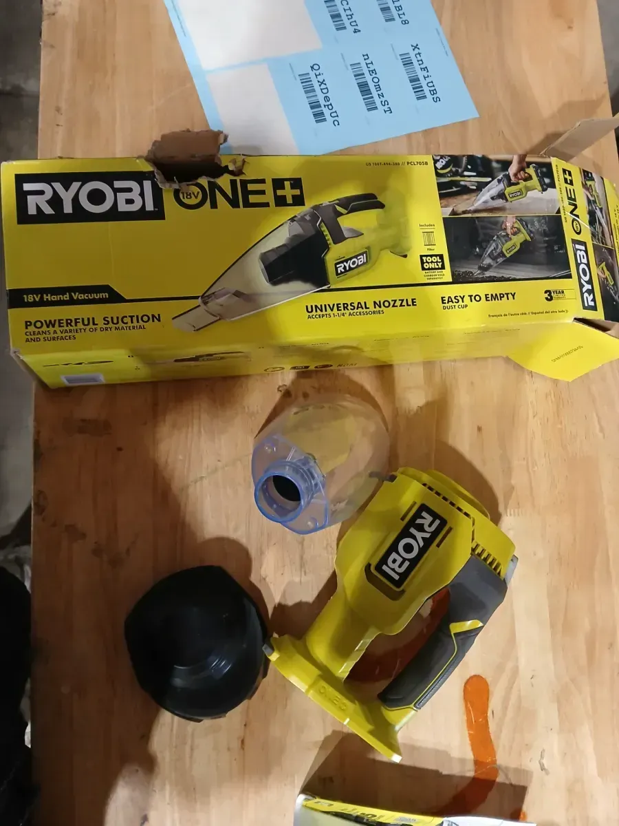 ***Non-functional***ONE+ 18V Cordless Stick Vacuum Cleaner Kit w/ 4.0 Ah Battery, Charger, & ONE+ 18V Cordless Multi-Surface Handheld Vacuum - image 3