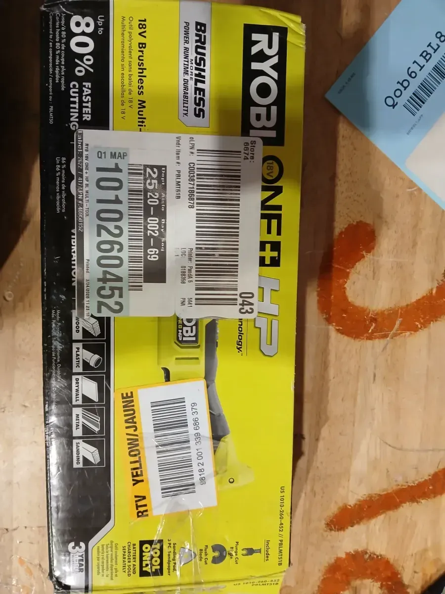 **NON FUNCTIONAL** ONE+ HP 18V Brushless Cordless Oscillating Multi-Tool (Tool Only) - image 3