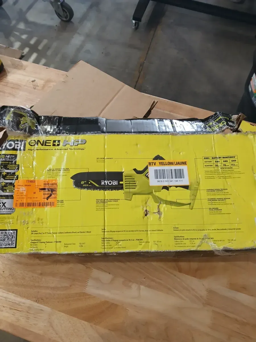 **NON FUNCTIONAL**ONE+ HP 18V Brushless 8 in. Battery Compact Pruning Mini Chainsaw (Tool Only) - image 2