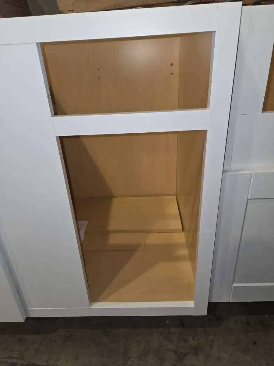 White Shaker Style Kitchen Base Cabinet Set - image 9