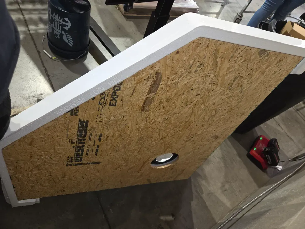 Foundations 38 in. L x 38 in. W x 74 in. H Corner Shower Kit with Pivot Framed Shower Door and Shower Pan - image 3