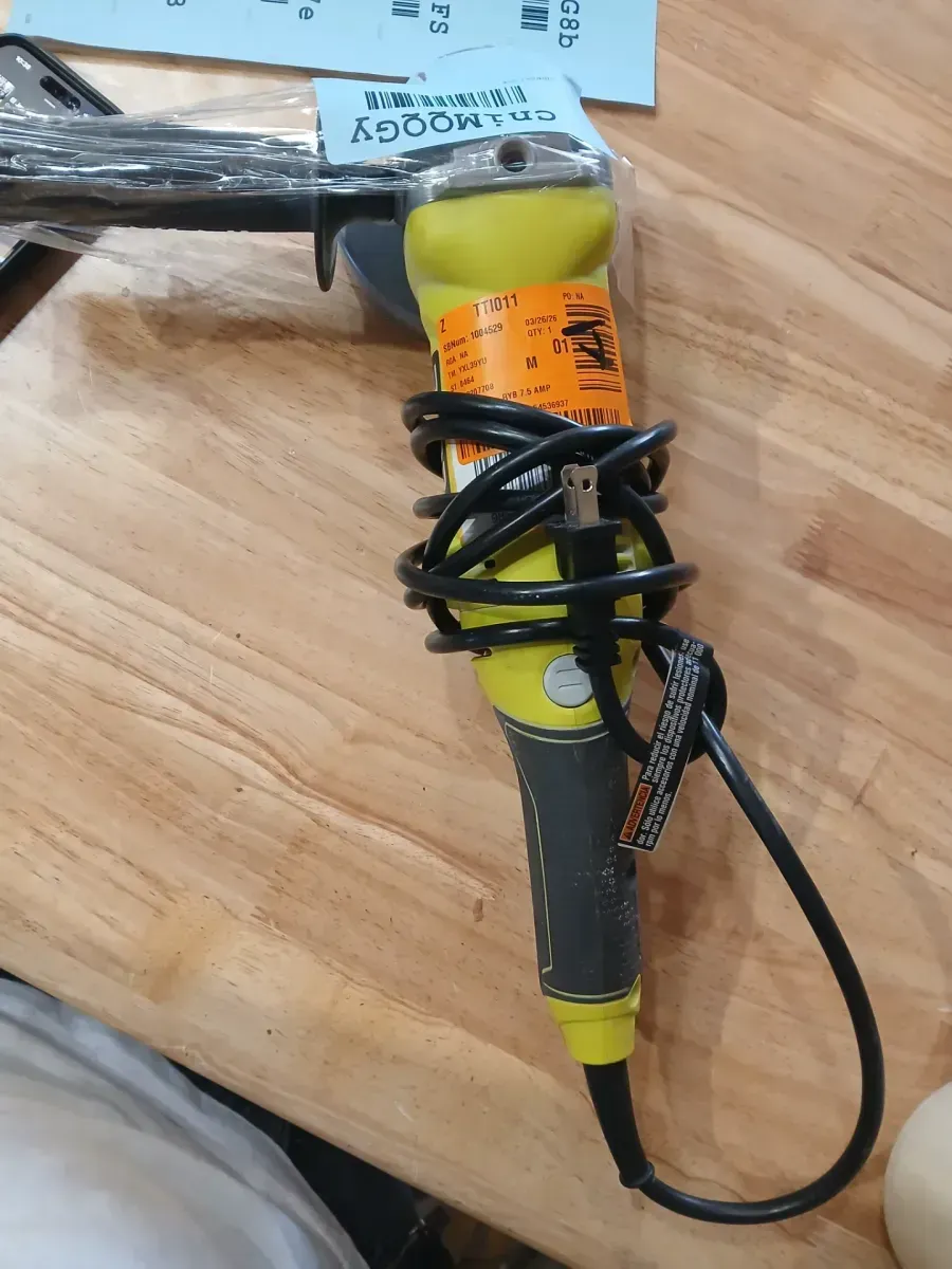 **NON FUNCTIONAL** 7.5 Amp 4-1/2 in. Corded Angle Grinder with Rotating Rear Handle - image 2