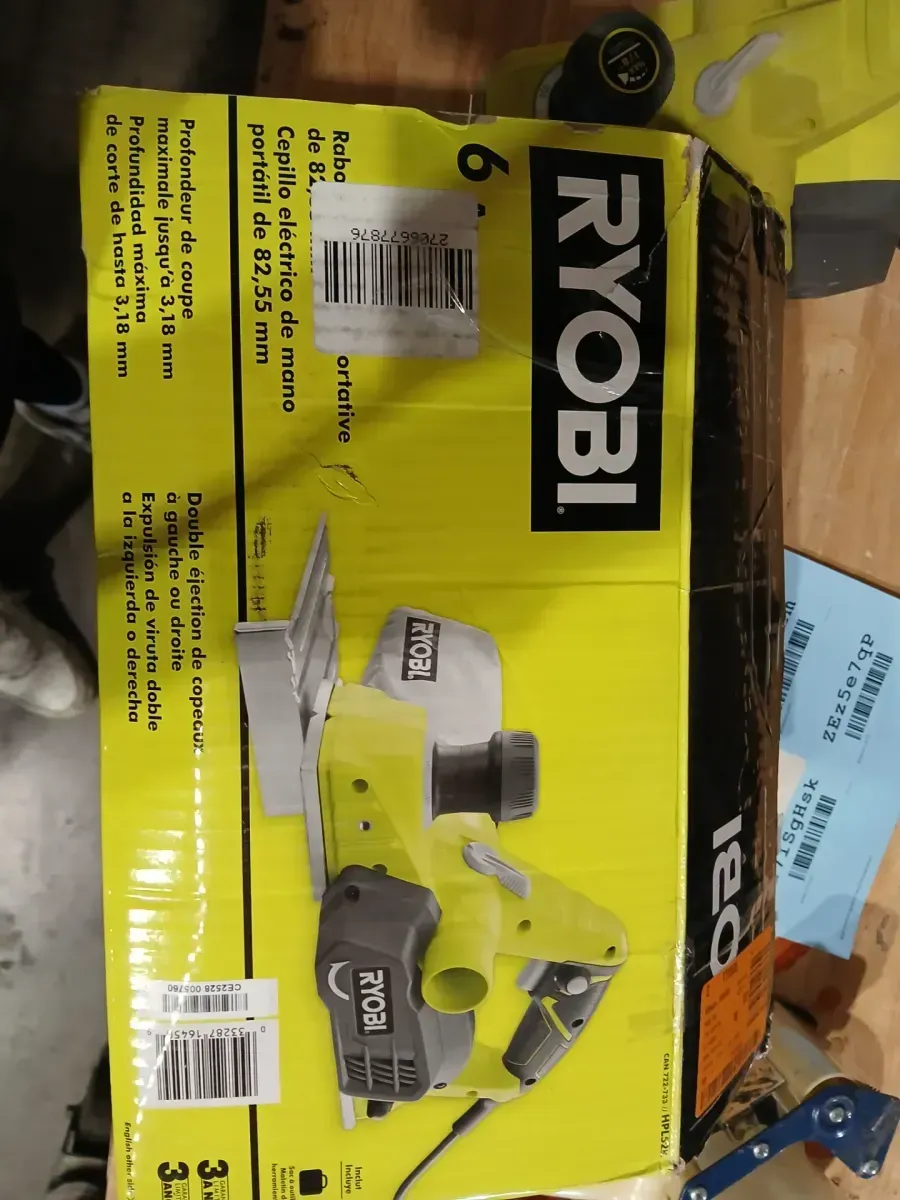 **NON FUNCTIONAL** 6 Amp Corded 3-1/4 in. Hand Planer with Dust Bag - image 4