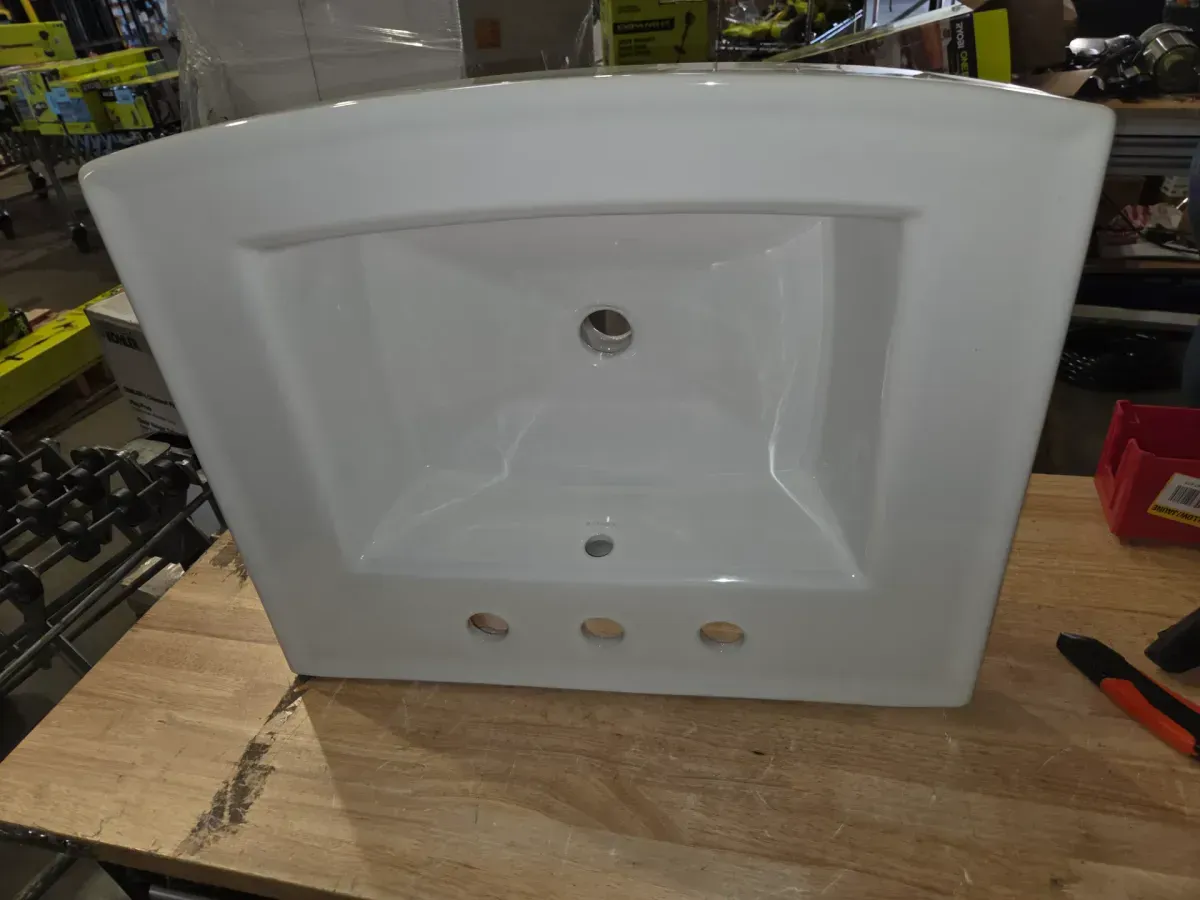 Archer Vitreous China Pedestal in White - image 2