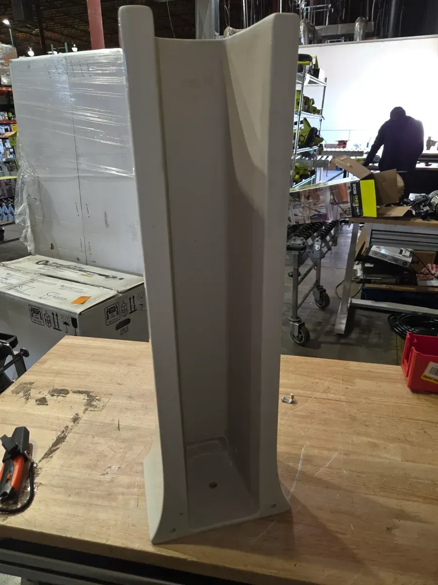 Archer 24 in. x 24 in. Pedestal Bathroom Sink in White Vitreous China - image 4