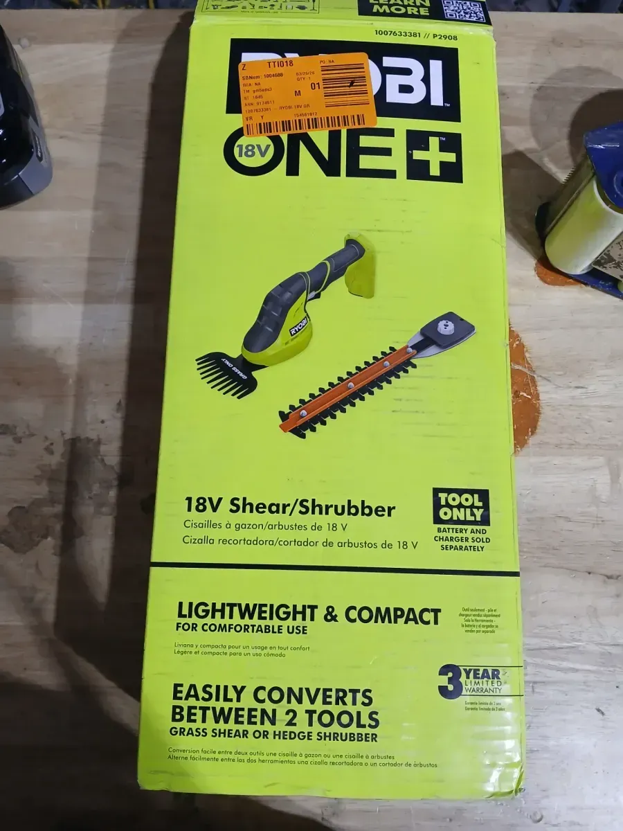 ***Non-functional***ONE+ 18V Cordless Grass Shear and Shrubber Trimmer (Tool Only) - image 3