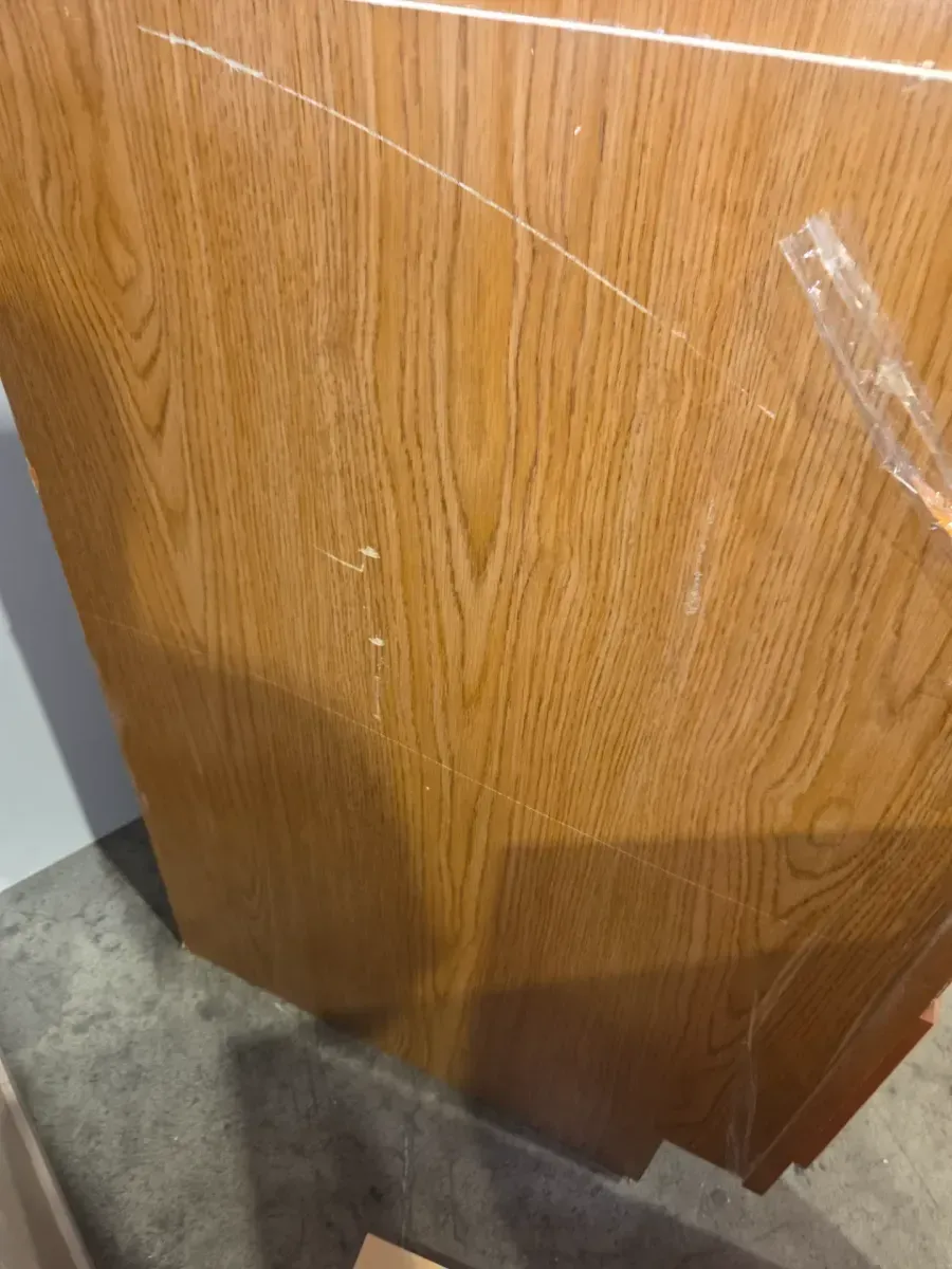 9-Piece Set of Oak Finish Raised Panel Kitchen Cabinets - image 16