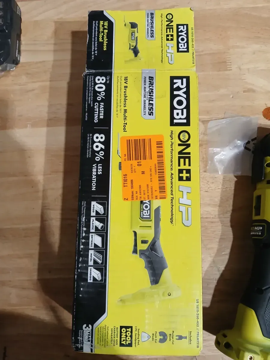 **NON FUNCTIONAL** ONE+ HP 18V Brushless Cordless Oscillating Multi-Tool (Tool Only) - image 4