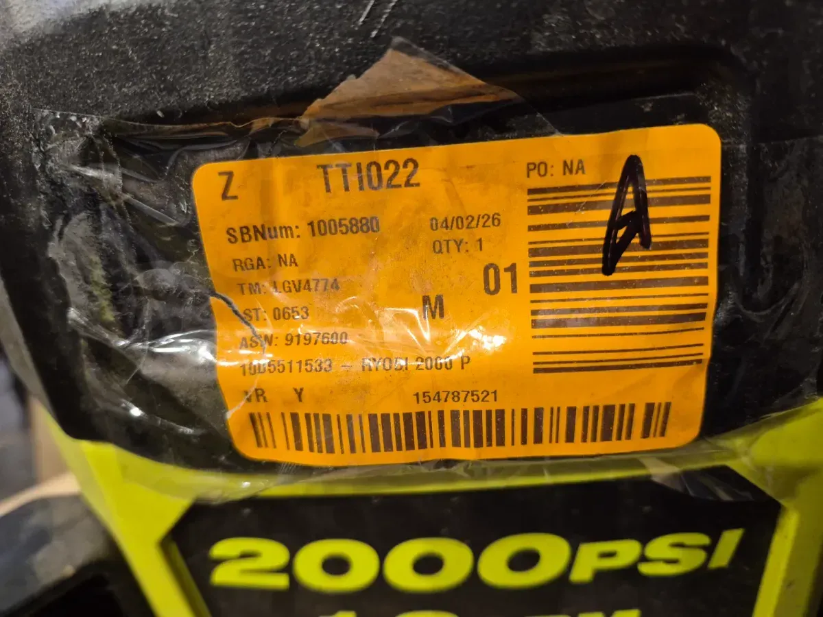 ***It is dirty.***2000 PSI 1.2 GPM Electric Pressure Washer, Foam Blaster, 16 oz. Detergent Refill and 12 in. Surface Cleaner Combo - image 2