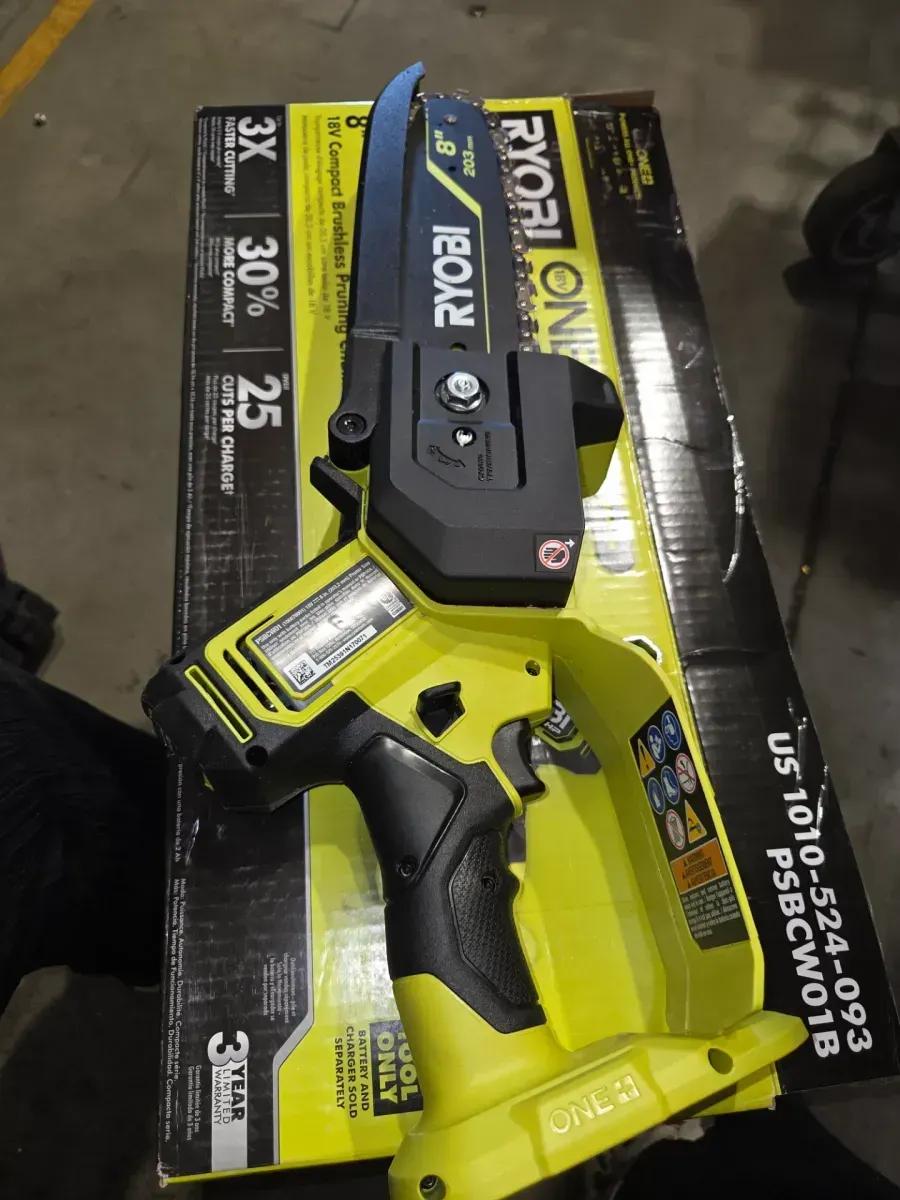 **NON FUNCTIONAL**ONE+ HP 18V Brushless 8 in. Battery Compact Pruning Mini Chainsaw (Tool Only) - image 2