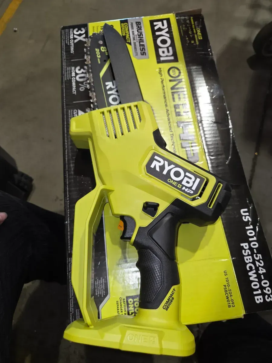 **NON FUNCTIONAL**ONE+ HP 18V Brushless 8 in. Battery Compact Pruning Mini Chainsaw (Tool Only) - image 3