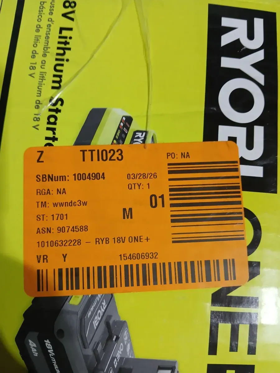 ***Non-functional***ONE+ 18V Lithium-Ion Starter Kit with 2.0 Ah Battery, 4.0 Ah Battery, and Charger - image 2