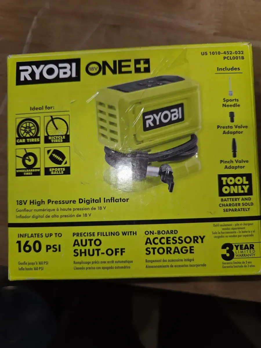 **NON FUNCTIONAL** ONE+ 18V Cordless High Pressure Inflator (Tool Only) - image 4