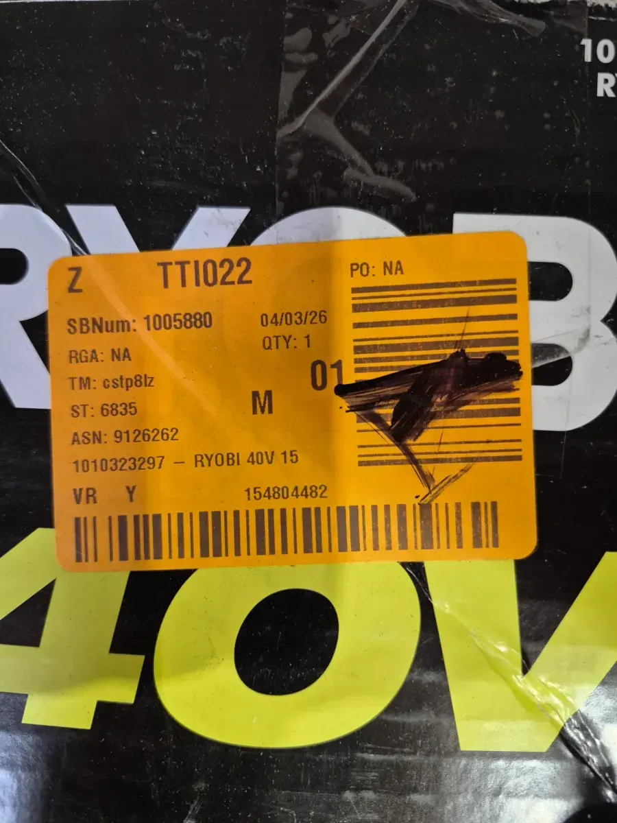 ***It is dirty.***Without charger***40V 15 in. Cordless String Trimmer with 4.0 Ah Battery and Charger and 0.080 in. x 16 ft. Spiral Line (5-Pack) - image 2