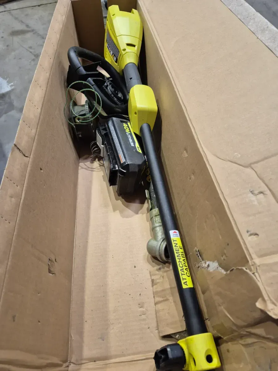 ***It is dirty.***Without charger***40V 15 in. Cordless String Trimmer with 4.0 Ah Battery and Charger and 0.080 in. x 16 ft. Spiral Line (5-Pack) - image 5