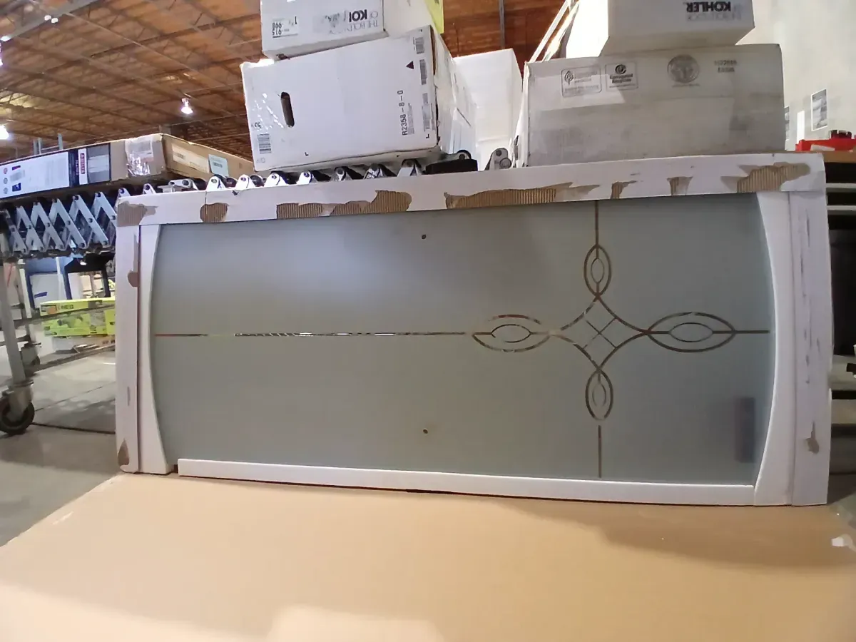 29-3/4 in. x 67-3/4 in. x 1/4 in. (6mm) Frameless Sliding Shower Door Glass Panels in Tranquility (For 50-60 in. Doors) - image 3