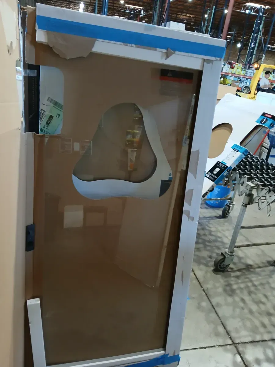 24-3/8 in. x 63-1/8 in. x 1/4 in. (6mm) Frameless Pivoting Shower Door Glass Panel in Clear (For 27-30 in. Doors) - image 4