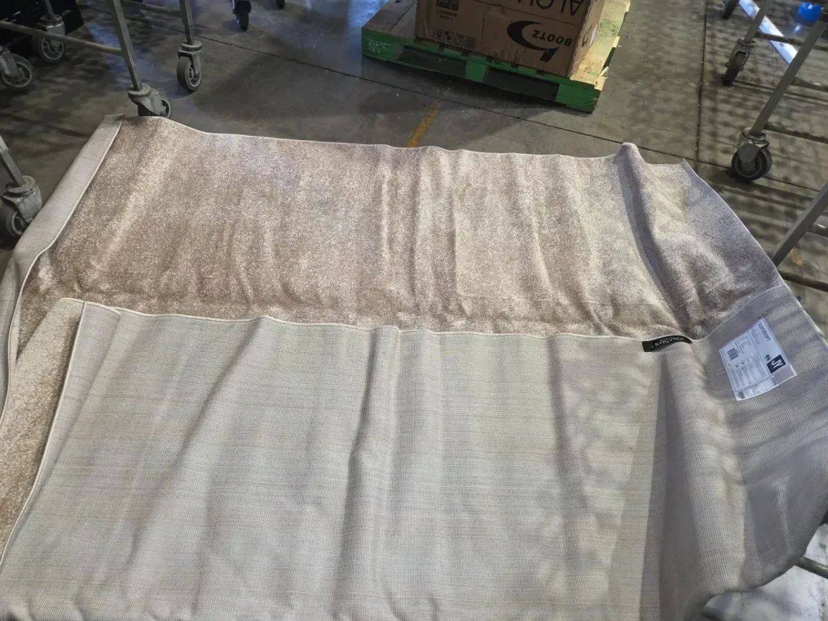 Haze Solid Low-Pile Beige 9 ft. Square Area Rug - image 2