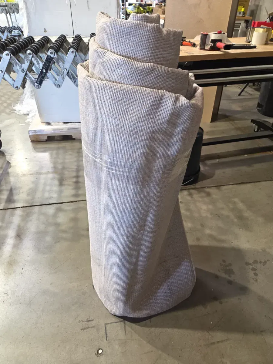 Haze Solid Low-Pile Beige 9 ft. Square Area Rug - image 3