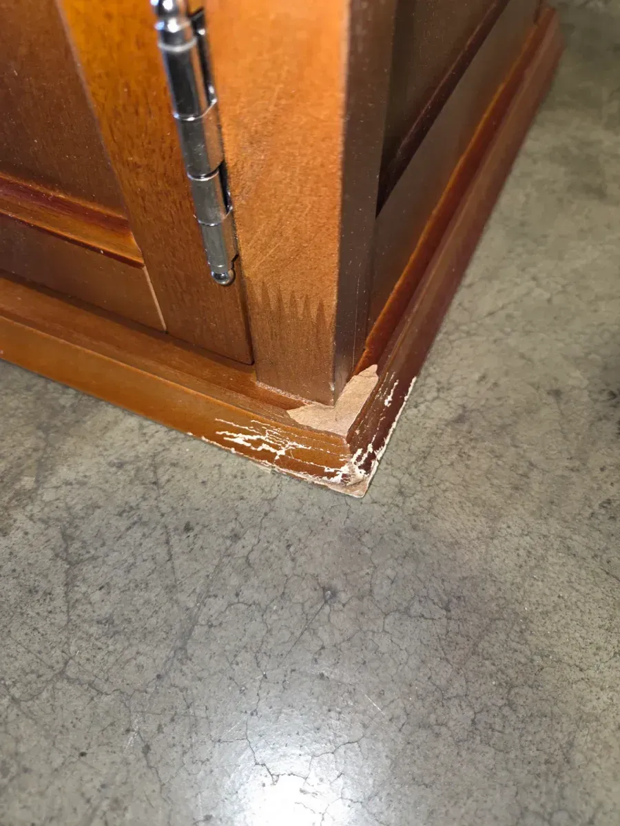 Hampton Harbor 25 in. W x 14 in. D x 53 in. H Brown Freestanding Linen Cabinet - image 4