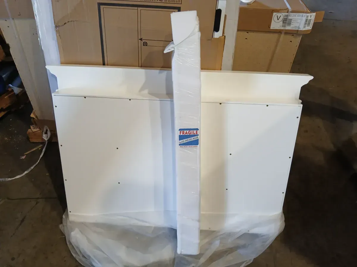 Home Decorators Collection Sturgess 48 in. W x 30 in. H Framed Wall Mount Bathroom Medicine Cabinet in White - image 4