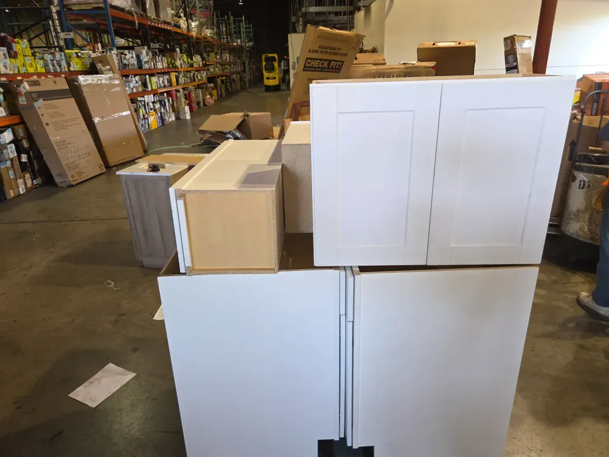 Set of 5 cabinets (2upper ,3 lower  - image 9