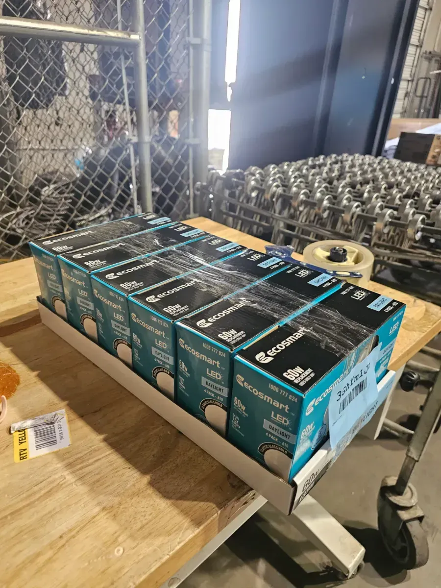 *** Pack of 6 *** 60-Watt Equivalent A19 Dimmable Frosted Glass Filament LED Light Bulb Daylight (4-Pack) - image 2