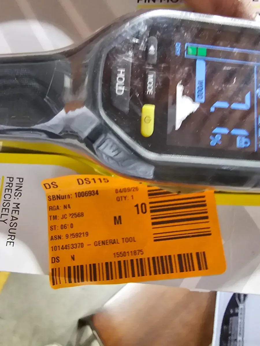 Pin Moisture Meter with Backlit Display for Wood, Drywall, and Building Materials - image 6