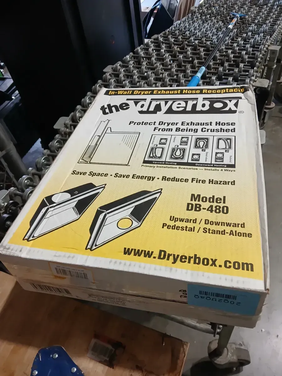 3.5 in. Dryer Box Metal, Recessed, Upward Venting, 2 x 4 Wall - image 5