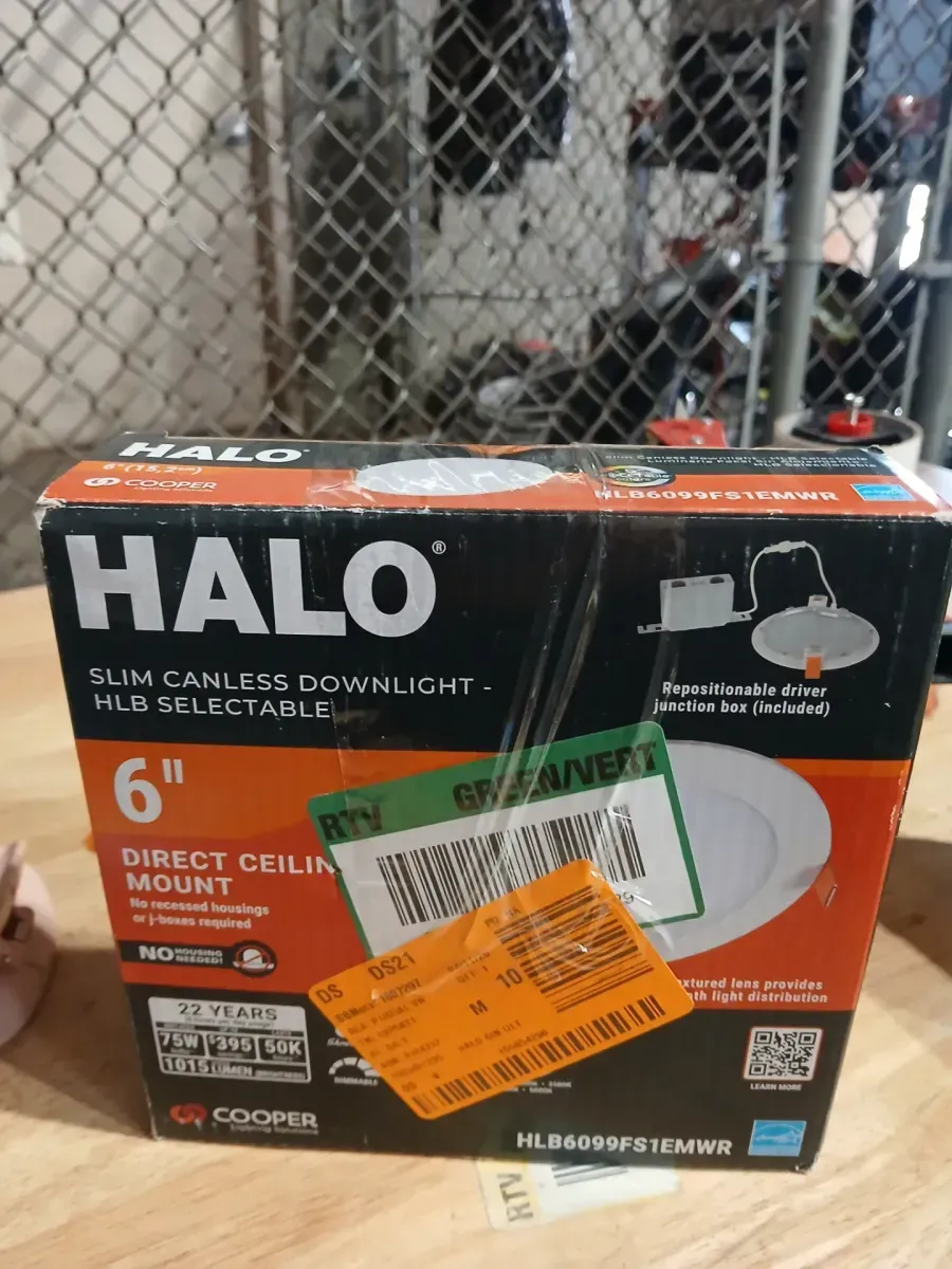 HLB Series 6 in. Adjustable CCT Canless IC Rated Dimmable Indoor, Outdoor Integrated LED Recessed Light Kit - image 5