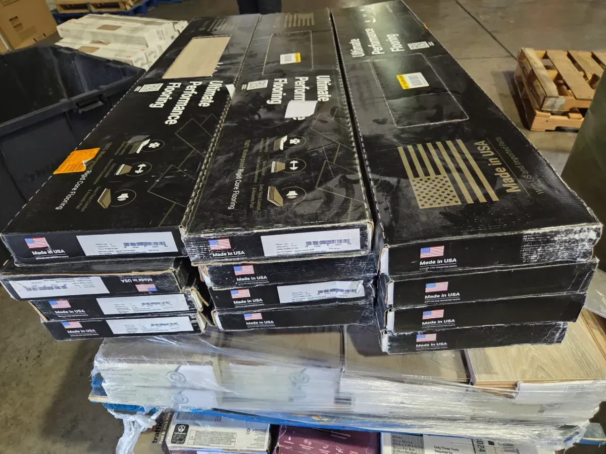 ***case of 12 (215.64 sqft/case)Simsbury Glen Oak 12 mm T x 8.03in W Waterproof Laminate Wood Flooring (17.97 sqft/case) - image 1