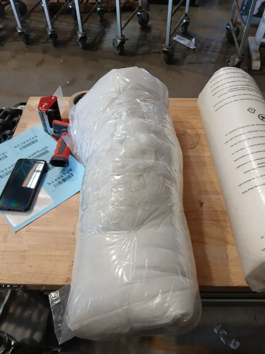 21 in. x 22 in. x 3.5 in. Outdoor Deep Seat Cushion Set in Beige 30D Sponge Patio Replacement Couch Cushion with Straps - image 3