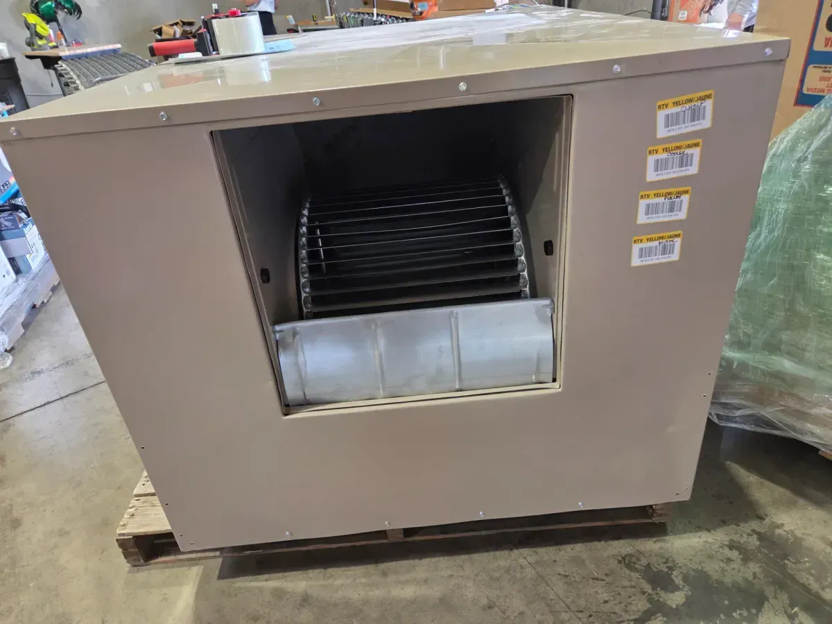 7000 CFM 2-Speed Side-Draft Wall/Roof 12 in. Media Evaporative Cooler for 2300 sq. ft. (Motor Not Included) - image 2