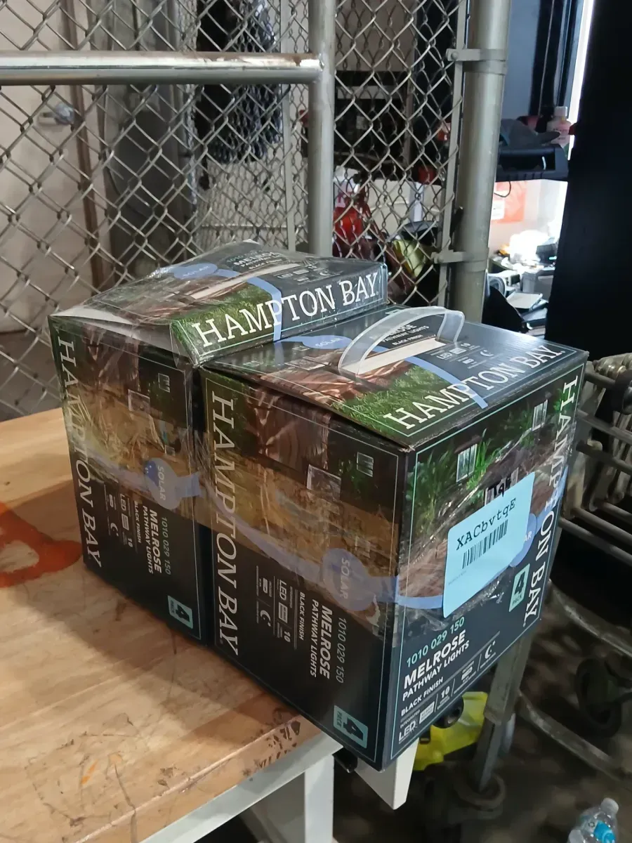 *** Pack of 2 *** Melrose 10 Lumen Black LED Weather Resistant Outdoor Solar Path Light with Plastic Lens (4-Pack) - image 4