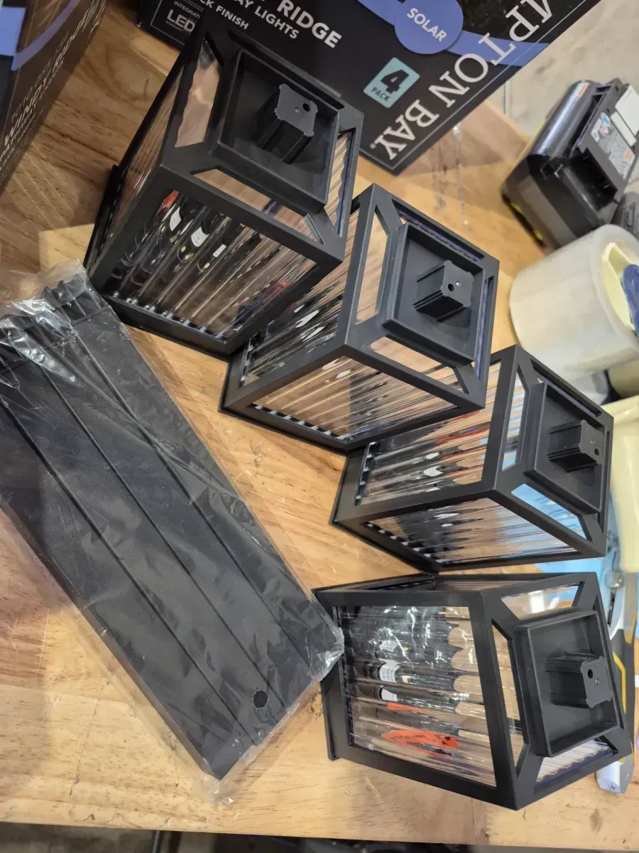 Windy Ridge 10 Lumen Black LED Weather Resistant Outdoor Solar Path Light with Plastic Lens (4-Pack) - image 5